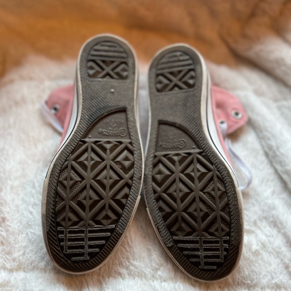 Converse Pink High-Top Sneakers - Picture 3 of 4